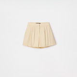 Toba Shorts in Eggnog Yellow