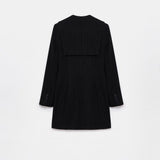 Mary Lacy Pinstripe Jacket - Black