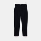 Mary Lacy Slim Fit Trousers - Dark Navy