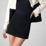 Anne Bouny Contrast Weaving Skirt