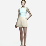 Toba Shorts in Eggnog Yellow