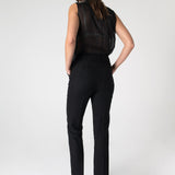 Mary Lacy Slim Fit Trousers - Black