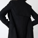Mary Lacy Pinstripe Jacket - Black