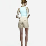 Toba Shorts in Eggnog Yellow