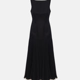 Lohan Textured Tweed Chiffon Dress