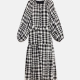 Mie Dress in Checkered Pattern