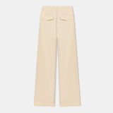 Toba Trousers in Eggnog Yellow