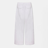 Toba Trousers in Coral White