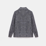Carleen Textured Weaving Jacket - Anthracite