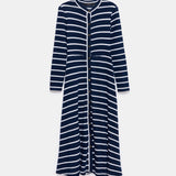 Marianne Stripe Maxi Dress - Navy Blue