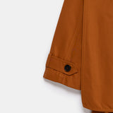 Beatrice Asymmetric Piece Trenchcoat - Cinnamon