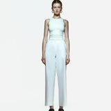 Toba Trousers in Coral White