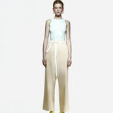 Toba Trousers in Eggnog Yellow