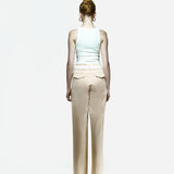 Toba Trousers in Eggnog Yellow