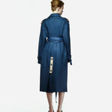 Ise Trenchcoat in Underwater Blue