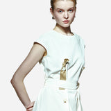 Isogi Dress with Button