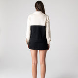 Anne Bouny Contrast Weaving Jacket
